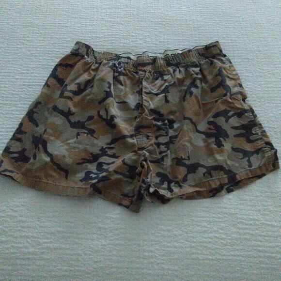 2 pairs mens camo boxer shorts - Picture 2 of 4
